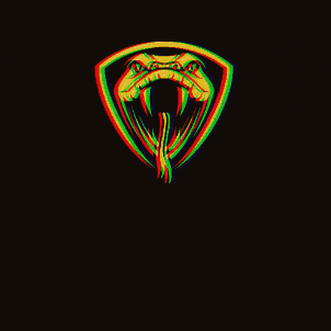 a colorful logo for the viper family with a snake on it