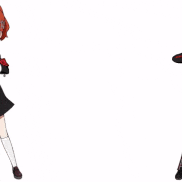 a boy and a girl standing next to each other with a fireball in the middle
