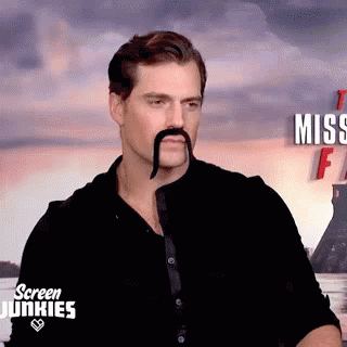 Henry Cavill Mustache GIF - Henry Cavill Mustache Mission Impossible GIFs