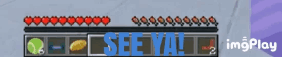 a screenshot of a video game with the words see ya on the bottom