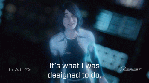 Its What I Was Designed To Do Cortana GIF - Its What I Was Designed To Do Cortana Halo GIFs