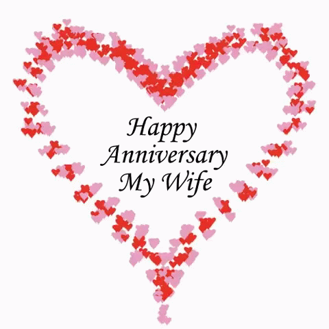 Happy Anniversary My Wife Heart GIF - Happy Anniversary My Wife Heart GIFs
