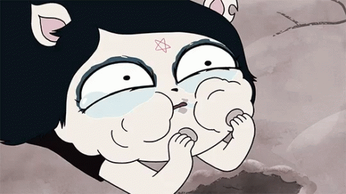 Mouthful Teary GIF - Mouthful Teary Blink GIFs