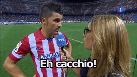 David Villa Calcio Calciatore Cacchio GIF