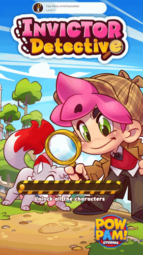 a game called invictor detective has a loading bar