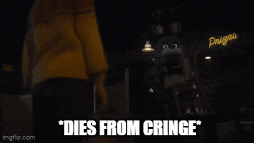 bonnie the bunny from five nights at freddy 's standing in front of a sign that says prizes