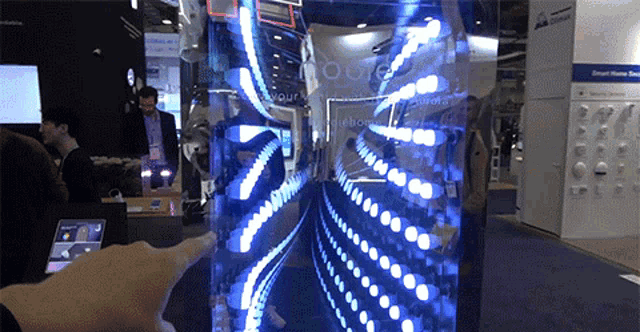 Tunnel Of Lights Light Tunnel GIF - Tunnel Of Lights Light Tunnel Illusions GIFs