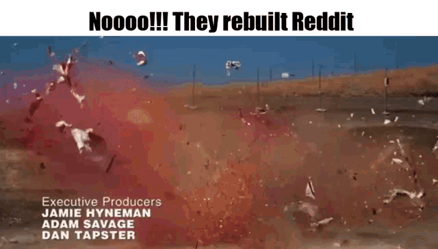 a screenshot of a car crash with the words " they rebuilt reddit " at the bottom