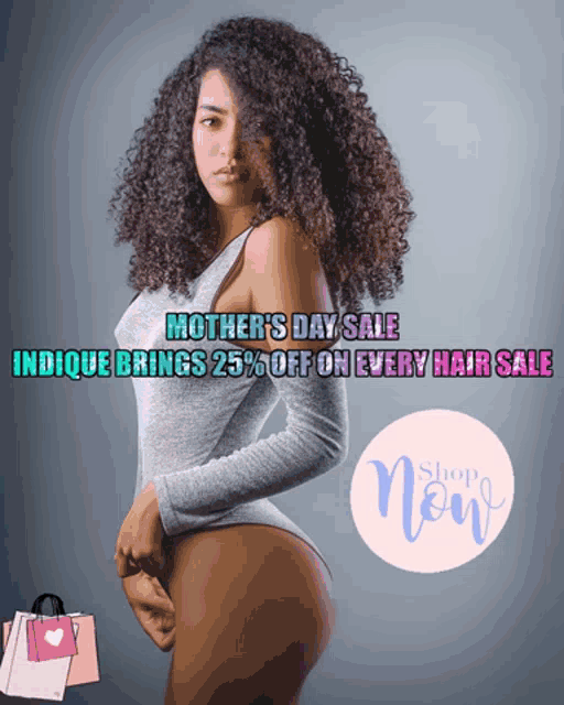 an advertisement for mother 's day sale that includes a woman