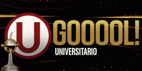 Universitario De Deportes Gooool GIF - Universitario De Deportes Gooool Conmebol Libertadores GIFs
