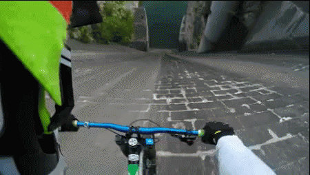 Into The Water - Bike GIF - Into The Water Bicycle Water GIFs