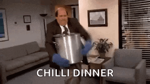 The Office Spill GIF - The Office Spill Chili GIFs
