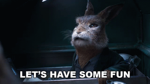 Lets Have Some Fun Barnabas GIF - Lets Have Some Fun Barnabas Peter Rabbit2the Runaway GIFs