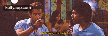 Bathroom. To The Left..Gif GIF - Bathroom. To The Left. Person Human GIFs
