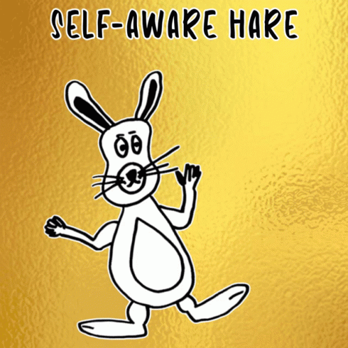 Self Aware Hare Veefriends GIF - Self Aware Hare Veefriends Conscious GIFs
