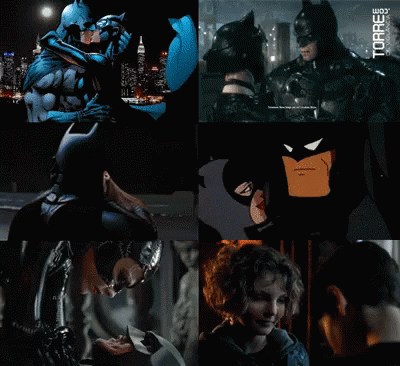 Batman Catwoman GIF - Batman Catwoman Kiss GIFs