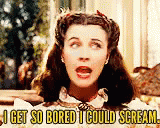 I Could Scream GIF - Bored Gonewiththewind GIFs