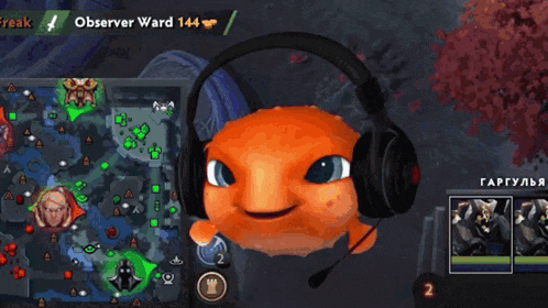 a cartoon fish wearing headphones in a video game called observer ward 144