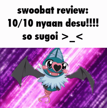 a picture of a bat with the words swoobat review