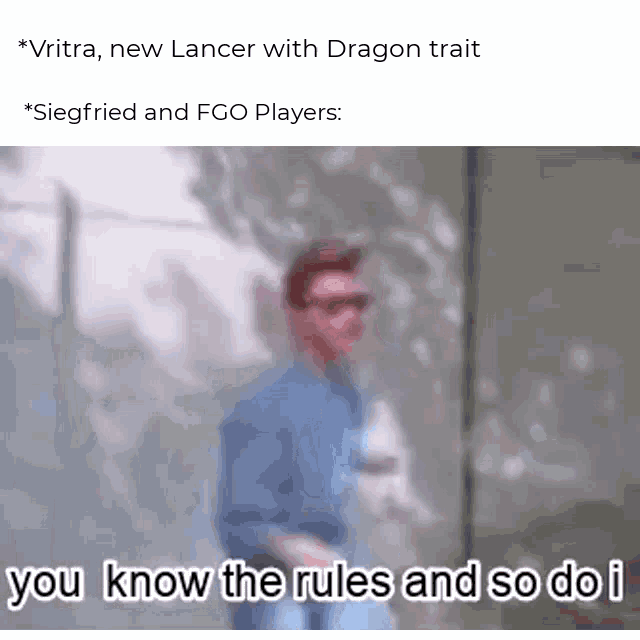 a meme about a new lancer with dragon trait