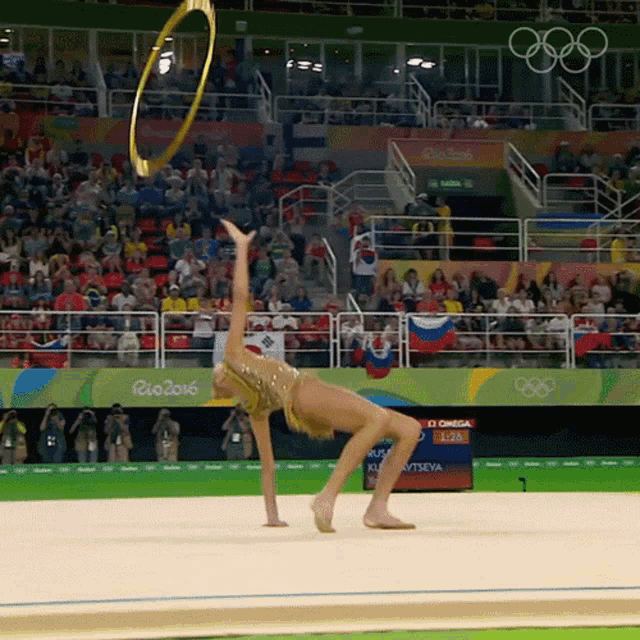 Hoop Performance Yana Kudryavtseva GIF - Hoop Performance Yana Kudryavtseva Olympics GIFs