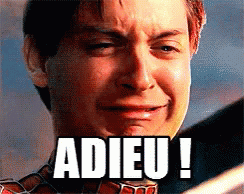 Adieu ! GIF - Spiderman Cry Sad GIFs