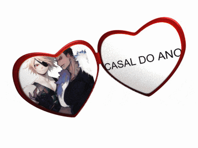 two hearts with the words casal do ano written on them