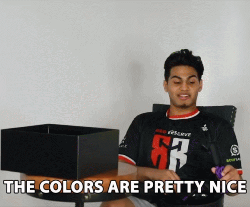 The Colors Are Pretty Nice Perfect GIF - The Colors Are Pretty Nice Perfect Good GIFs