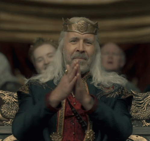 Applaud Clap GIF - Applaud Clap King Viserys Targaryen GIFs