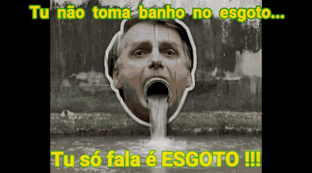 Bolsonaro Presidente GIF - Bolsonaro Presidente Esgoto GIFs