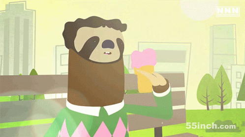 Sloth Sloth Eating Ice Cream GIF - Sloth Sloth Eating Ice Cream Ice Cream GIFs