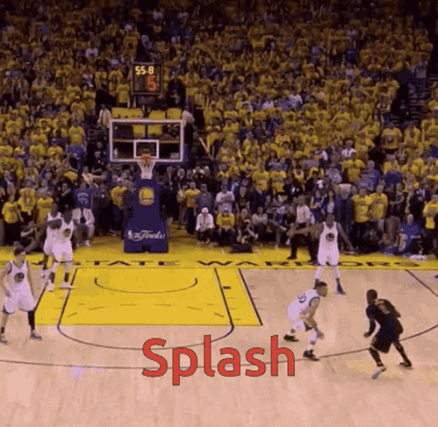 Kyrie Irving Game Winer GIF - Kyrie Irving Game Winer Splash GIFs