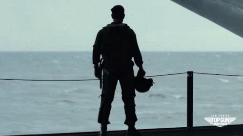 Staring At The Ocean Pete Mitchell GIF - Staring At The Ocean Pete Mitchell Maverick GIFs