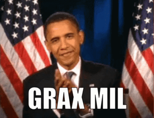 Obama Aplaudiendo GIF - Grax Gracias Muchas Gracias GIFs