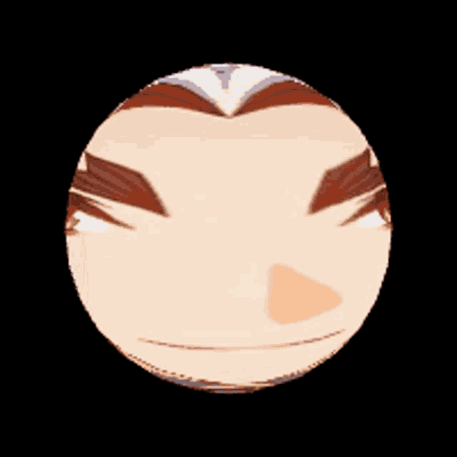 a cartoon drawing of a person 's head wrapped in a white cloth