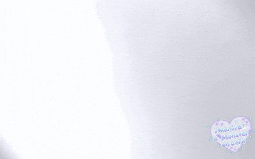 a white background with a heart that says " i 'm a monster "