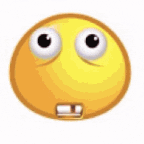 a close up of a person 's face with a smiley face behind it