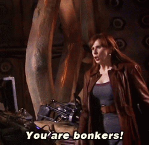 Bonkers You Are Bonkers GIF - Bonkers You Are Bonkers Donna Noble GIFs