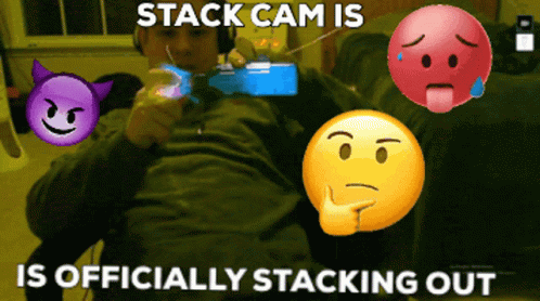 Stack Cam Is Officially Stacking Out Emojis GIF - Stack Cam Is Officially Stacking Out Emojis Hmmm GIFs