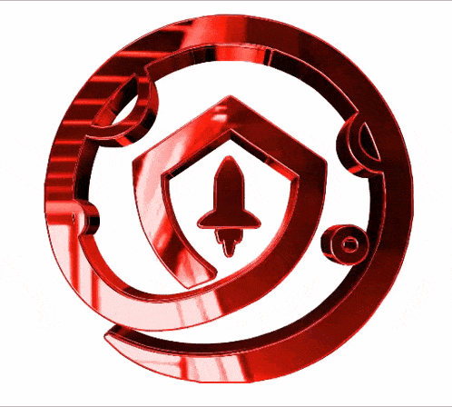 a red circle with a cross in the middle