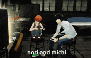 Nori And Michi Persona5 GIF - Nori And Michi Persona5 Persona 5 GIFs