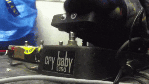a close up of a cry baby 5335 pedal