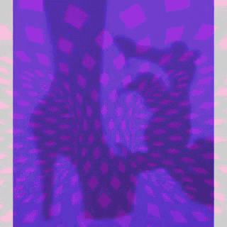 a purple background with hearts on it and a swirl in the middle