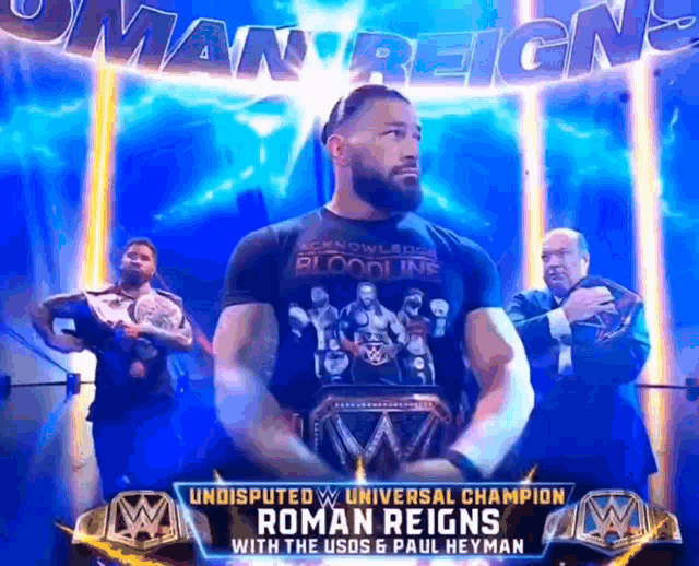 Roman Reigns Smack Down Undisputed GIF - Roman Reigns Smack Down Undisputed GIFs