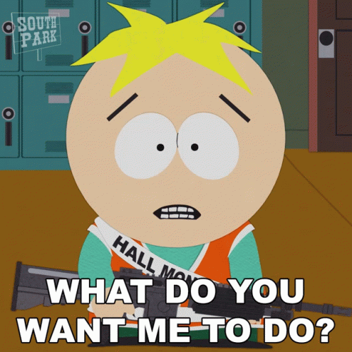 What Do You Want Me To Do Butters Stotch GIF - What Do You Want Me To Do Butters Stotch South Park GIFs