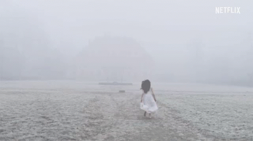 Running Away Foggy Day GIF - Running Away Foggy Day Omw GIFs