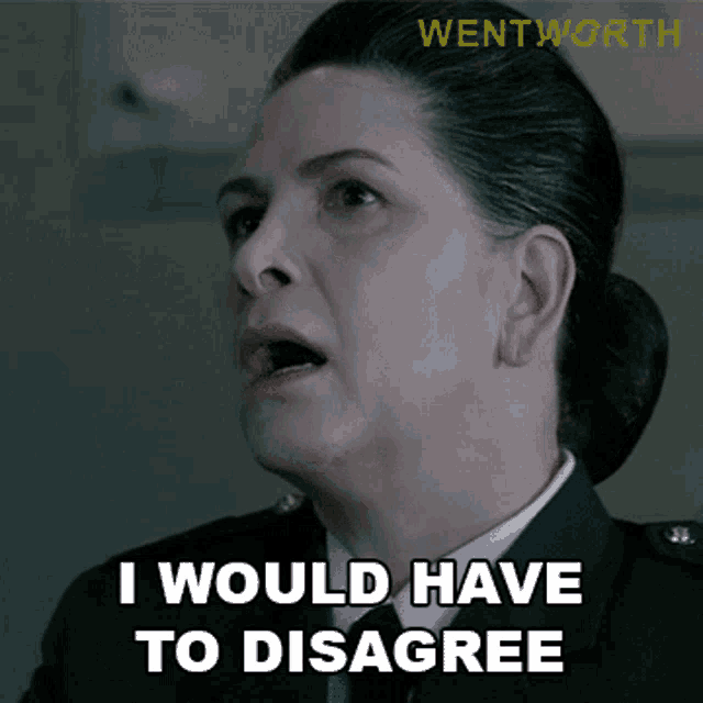 I Would Have To Disagree Governor Joan Ferguson GIF - I Would Have To Disagree Governor Joan Ferguson S2e3 GIFs