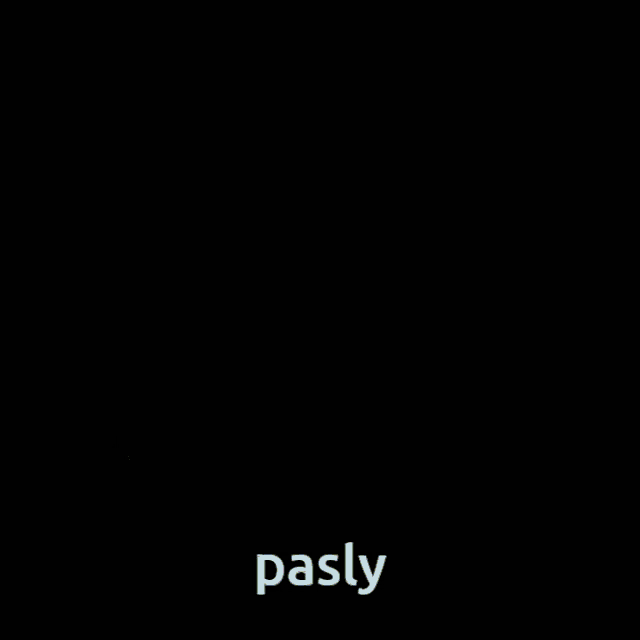 a picture of a pickle with a person 's face and the word pasly below it
