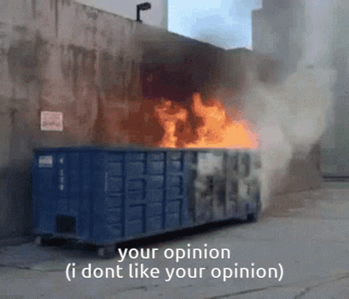 Your Opinion I Dont Like Your Opinion Epic Own GIF - Your Opinion I Dont Like Your Opinion Epic Own Epic Roast GIFs