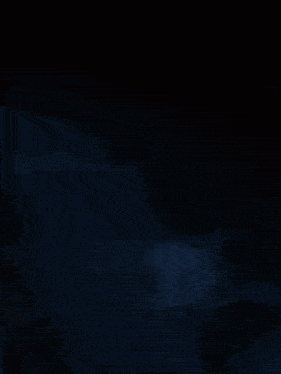 a blue background with a drawing of a person 's hand
